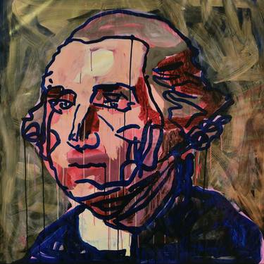 Original Abstract Expressionism Pop Culture/Celebrity Paintings by Matt Enger