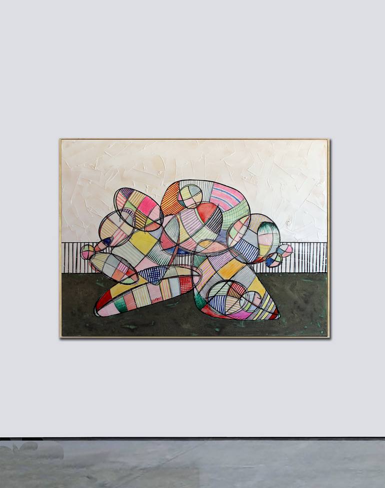 Original Abstract Painting by Andrea De Ranieri