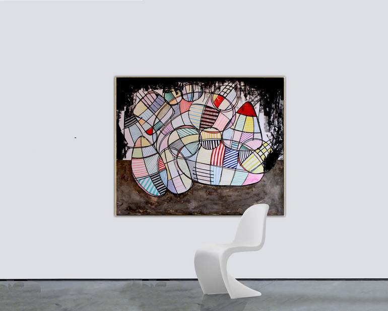 Original Abstract Painting by Andrea De Ranieri