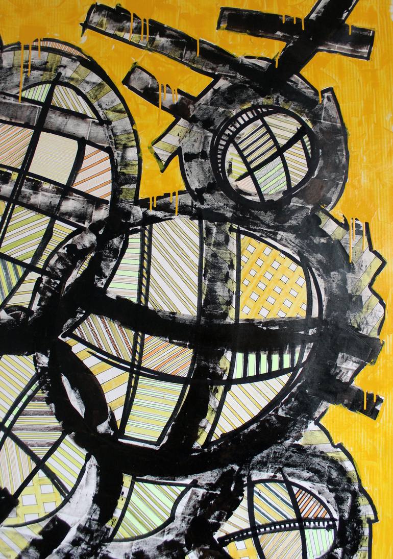 Original Abstract Painting by Andrea De Ranieri