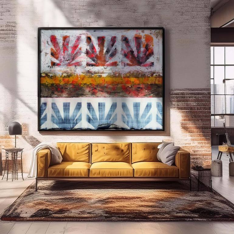 Original Abstract Painting by Andrea De Ranieri