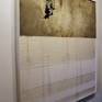 This work is wax, cement, natural pitch,paper,oil and enamel on wood . For a best quality it is finished with a solid wood frame hand-painted and back there are the name of painting, the date and signature
