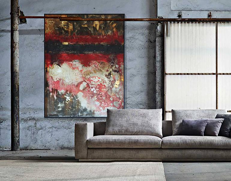 Original Abstract Expressionism Abstract Painting by Andrea De Ranieri