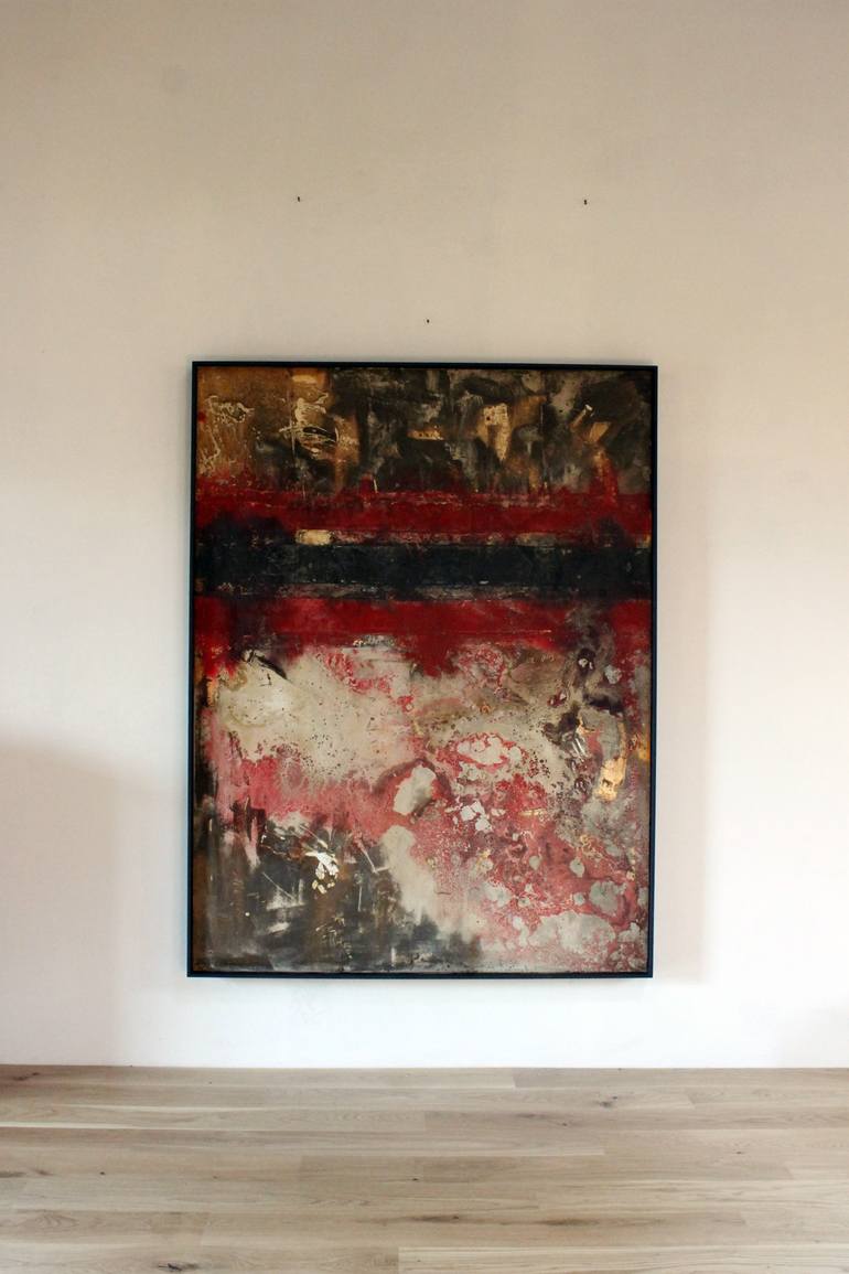 Original Abstract Expressionism Abstract Painting by Andrea De Ranieri