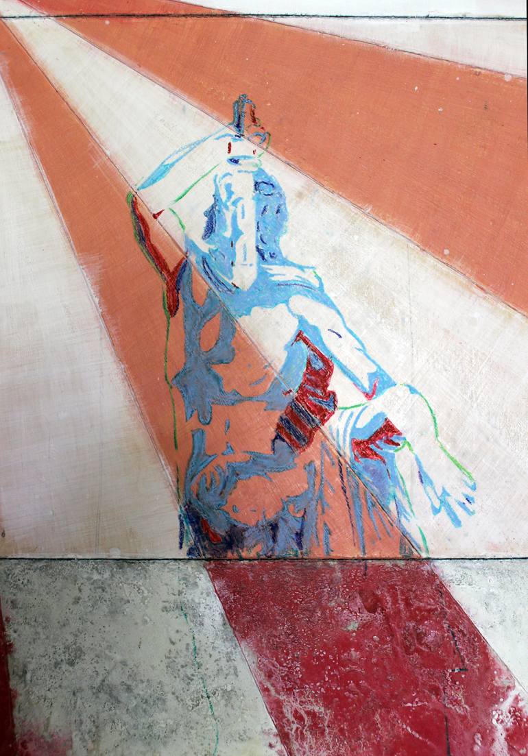 Original Street Art Abstract Painting by Andrea De Ranieri