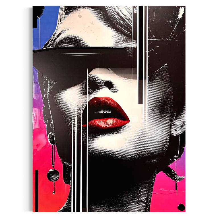 Original Contemporary Women Mixed Media by James Van Ipo