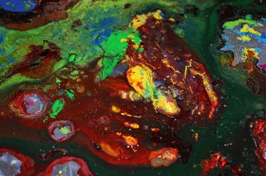 Original Abstract Expressionism Science/Technology Paintings by Mark Rivers