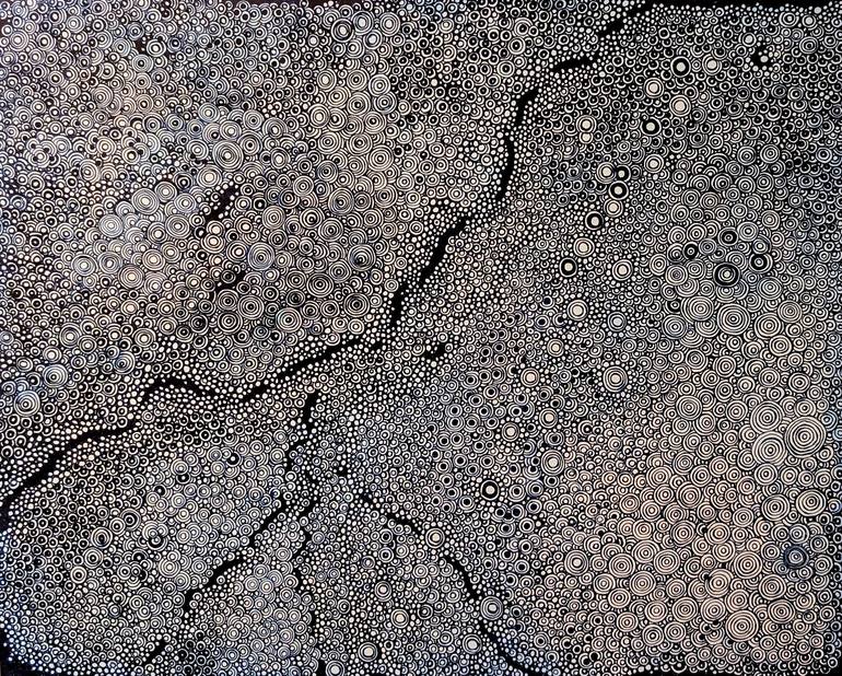Original Abstract Painting by Sethantes X | Abstract Art on Wood | untitled