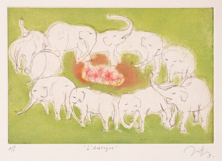 Original  Printmaking by mariko kuzumi