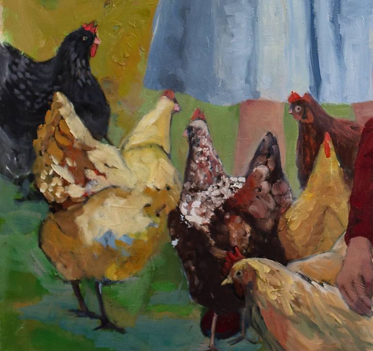 Original Contemporary Rural Life Painting by Fiona Phillips