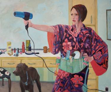 Original Contemporary Women Painting by Fiona Phillips