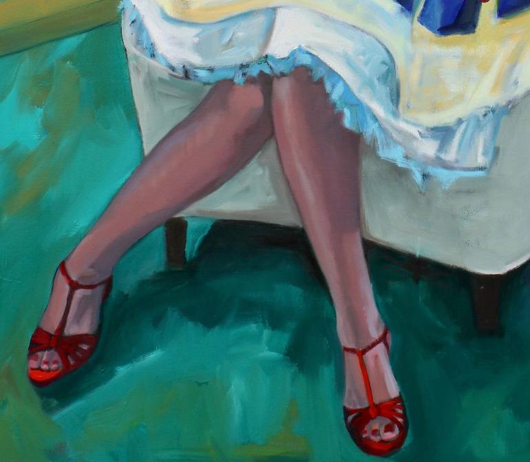 Original Figurative People Painting by Fiona Phillips