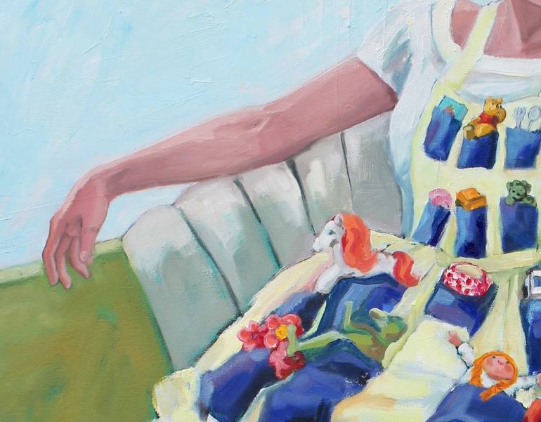 Original Figurative People Painting by Fiona Phillips