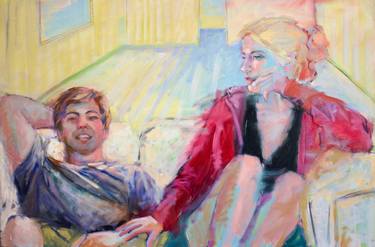 Original Expressionism People Paintings by Fiona Phillips