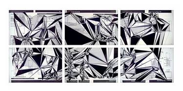 Original Geometric Drawings by Ernesto Walker