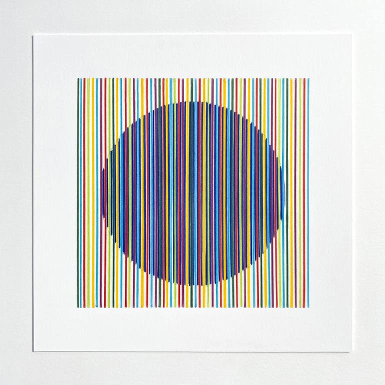 Original Abstract Drawing by Claudia Bentley