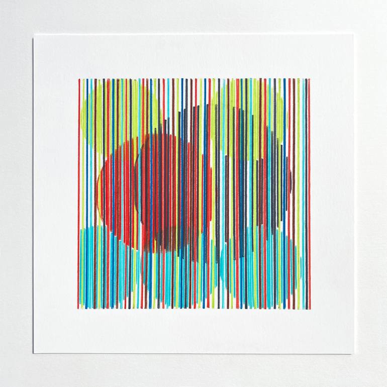 Original Abstract Drawing by Claudia Bentley