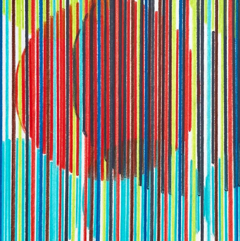 Original Abstract Drawing by Claudia Bentley