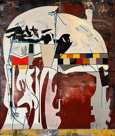 Print of Abstract Architecture Paintings by Jim Harris