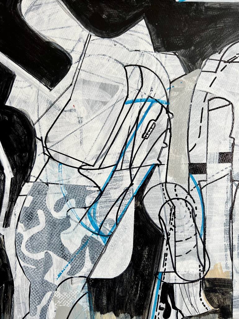 Original Abstract Technology Drawing by Jim Harris