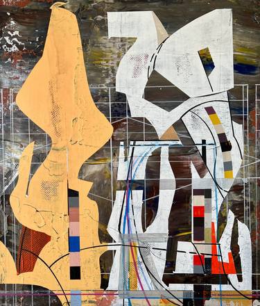 Print of Abstract Architecture Paintings by Jim Harris