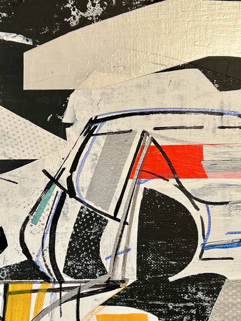 Original Abstract Architecture Painting by Jim Harris