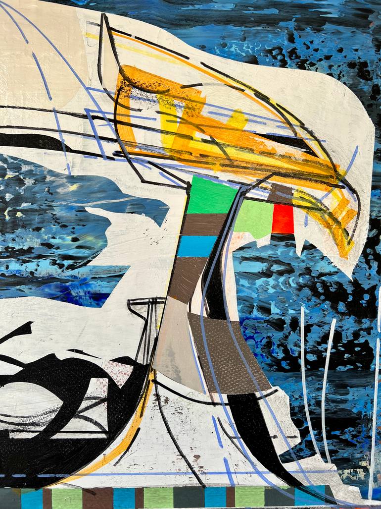 Original Surrealism Architecture Painting by Jim Harris