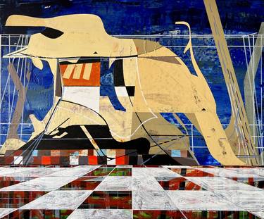 Print of Abstract Architecture Paintings by Jim Harris