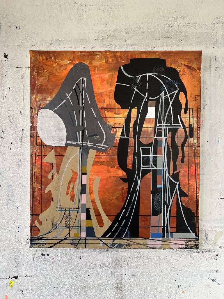 Original Architecture Painting by Jim Harris