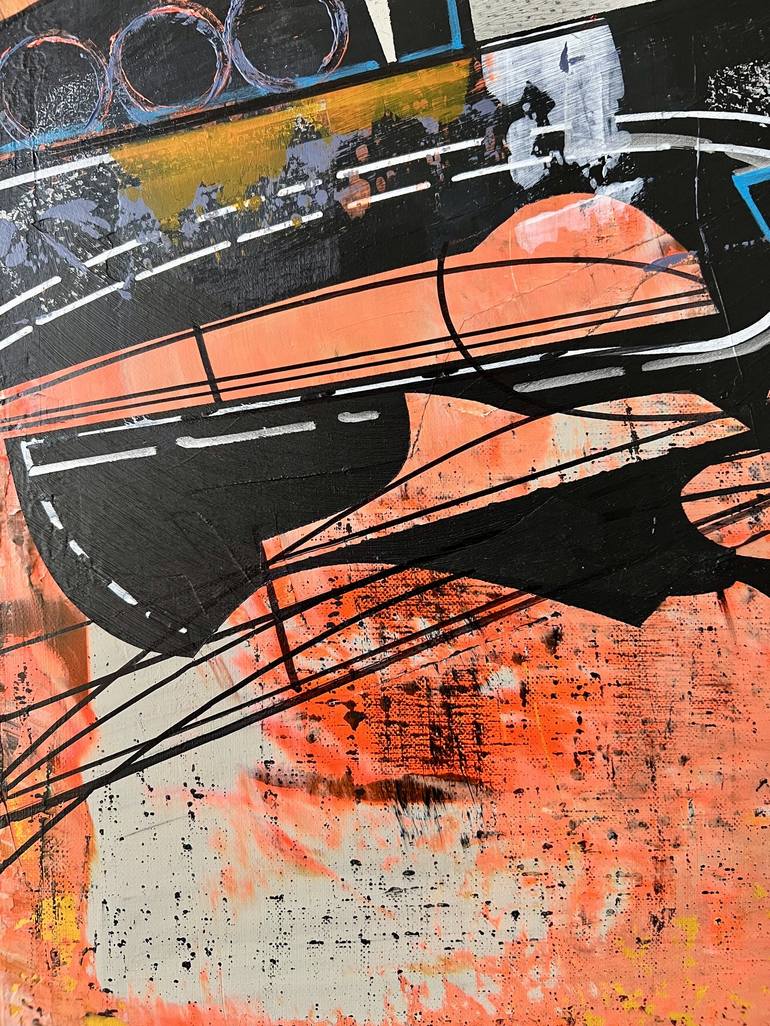 Original Conceptual Outer Space Painting by Jim Harris