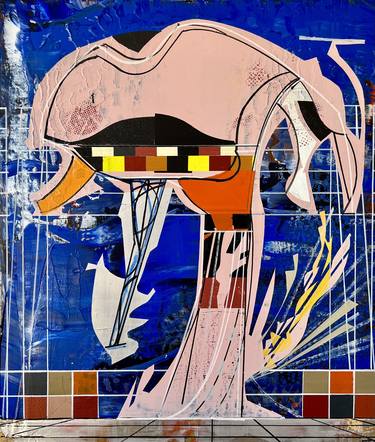 Original Abstract Technology Paintings by Jim Harris