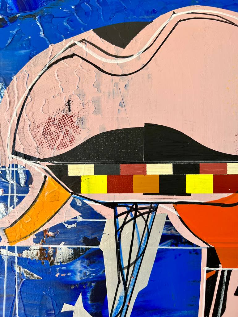 Original Abstract Science/Technology Painting by Jim Harris