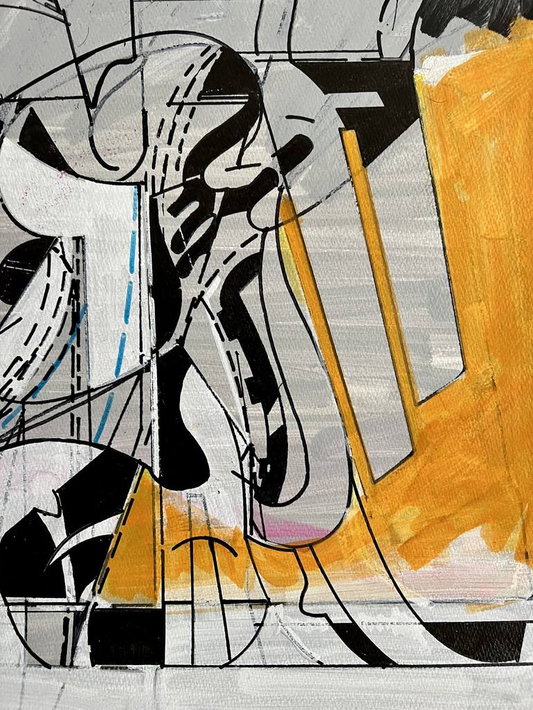 Original Abstract Technology Drawing by Jim Harris