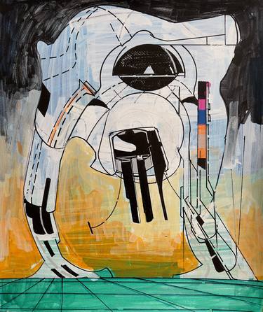 Print of Science/Technology Drawings by Jim Harris