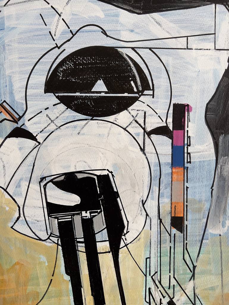 Original Science/Technology Drawing by Jim Harris