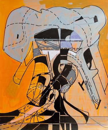 Print of Abstract Technology Drawings by Jim Harris