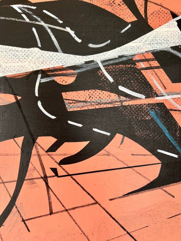 Original Abstract Science/Technology Painting by Jim Harris