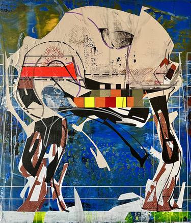 Original Abstract Architecture Paintings by Jim Harris