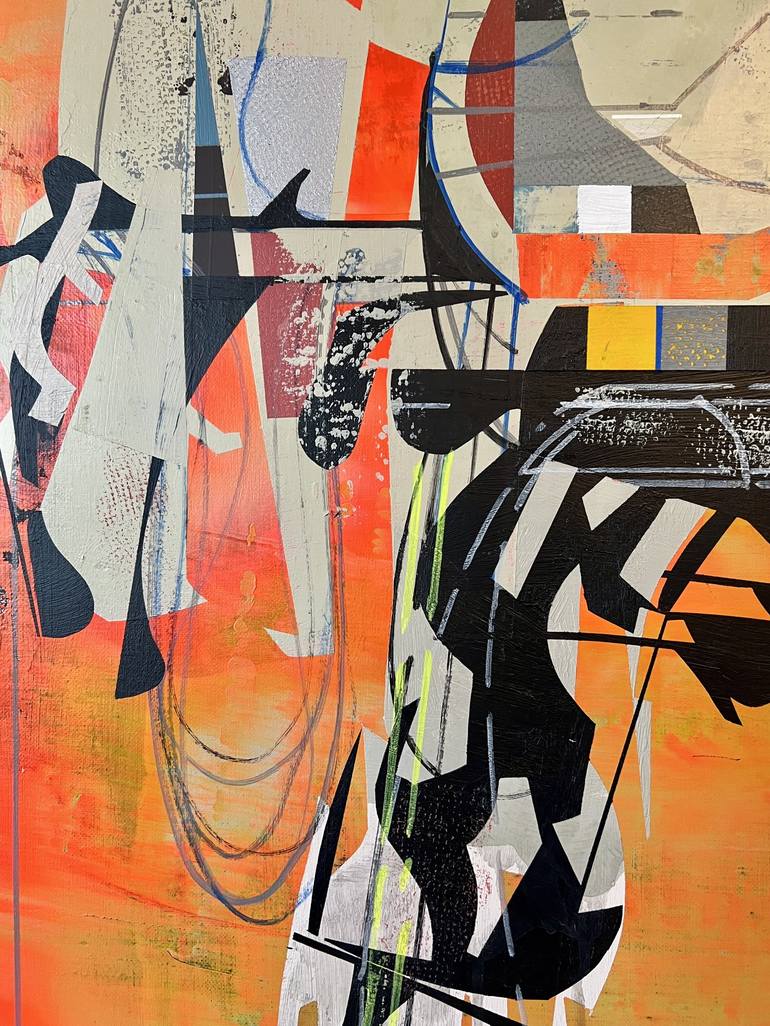 Original Futurism Science/Technology Painting by Jim Harris