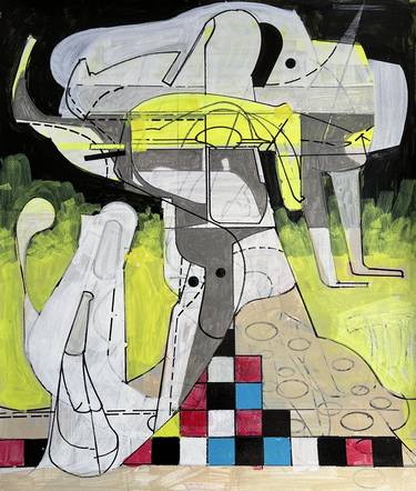 Print of Science/Technology Drawings by Jim Harris