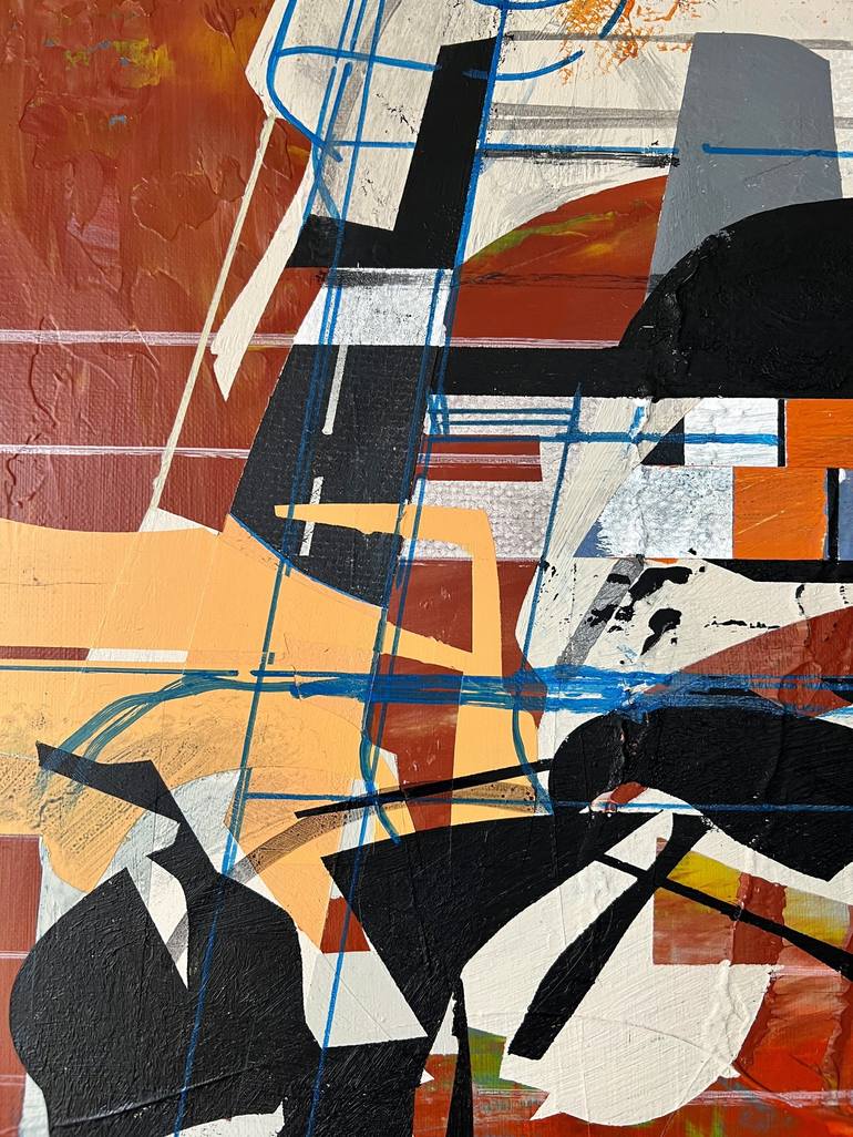 Original Conceptual Science/Technology Painting by Jim Harris