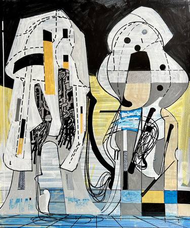 Print of Abstract Architecture Drawings by Jim Harris
