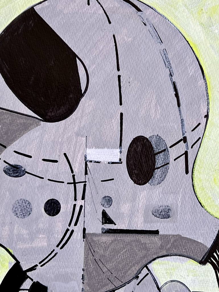Original Abstract Architecture Drawing by Jim Harris