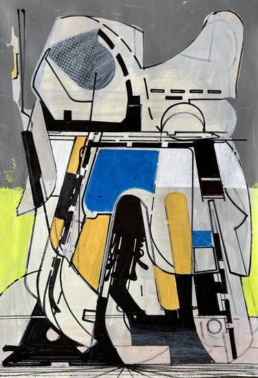Print of Conceptual Science/Technology Drawings by Jim Harris