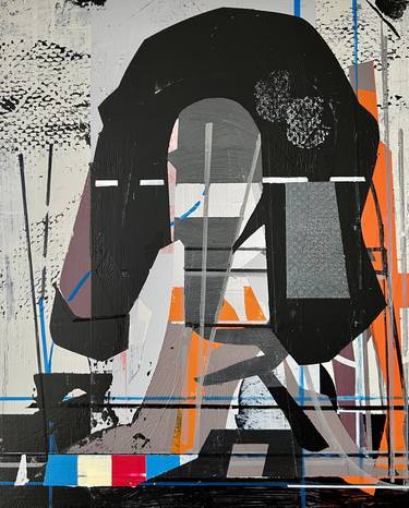 Original Abstract Architecture Paintings by Jim Harris