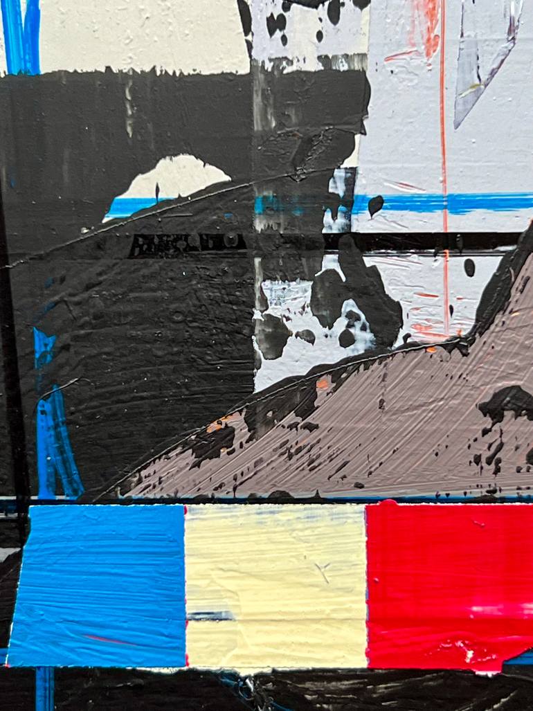 Original Abstract Architecture Painting by Jim Harris
