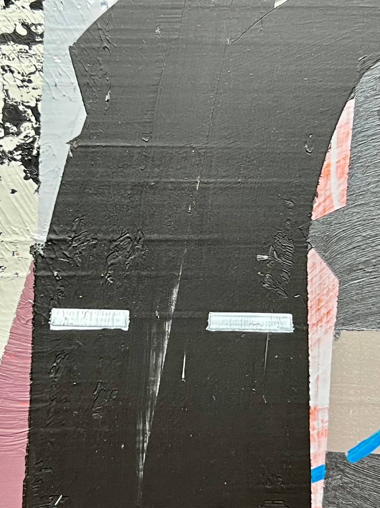 Original Abstract Architecture Painting by Jim Harris