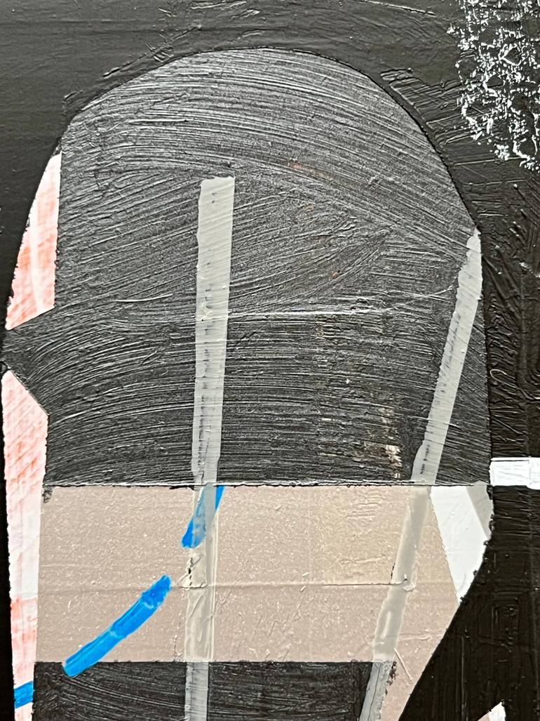 Original Abstract Architecture Painting by Jim Harris