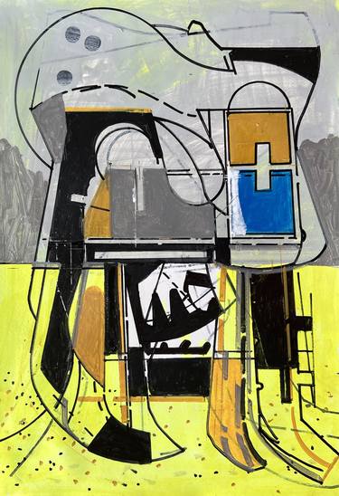 Original Abstract Science/Technology Drawings by Jim Harris