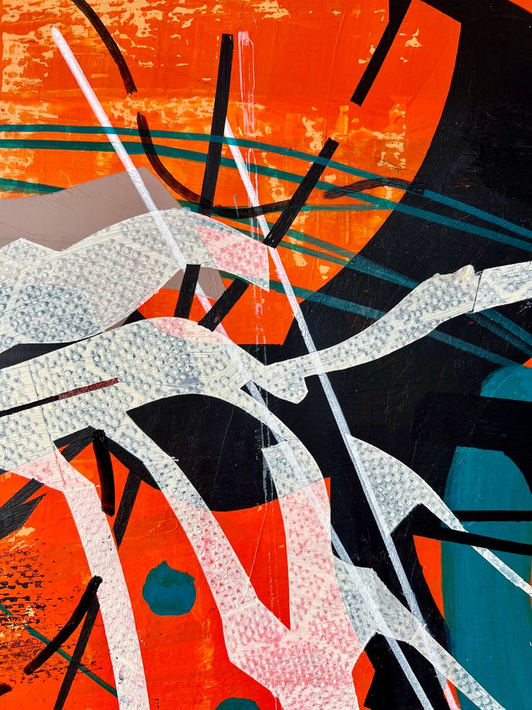 Original Conceptual Science/Technology Painting by Jim Harris